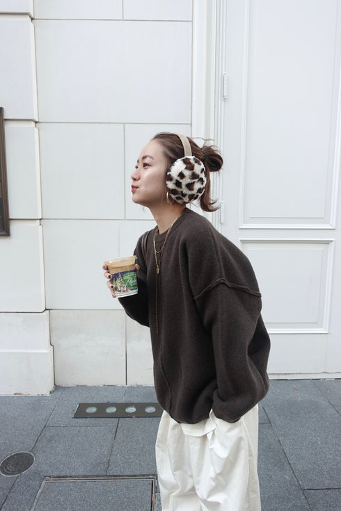 ベーシックルーズニット